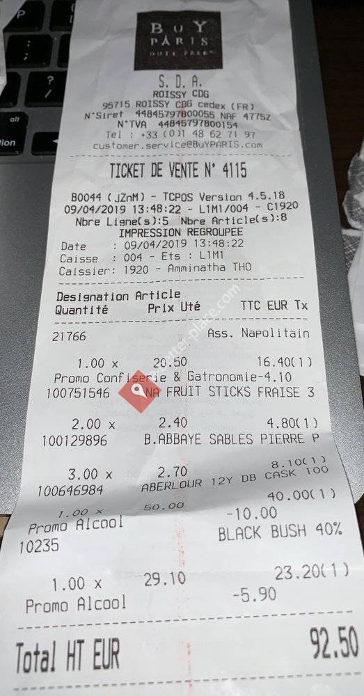 Buy Paris Duty Free