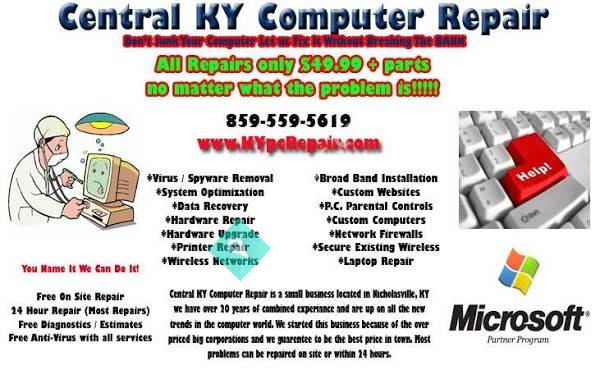 Central Ky Computer Repair