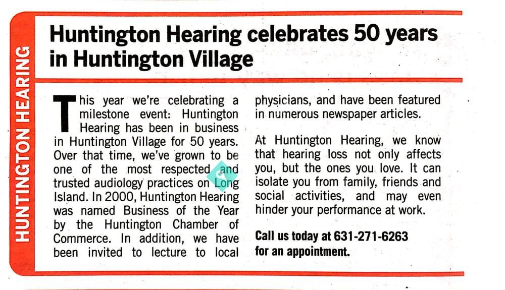Huntington Hearing
